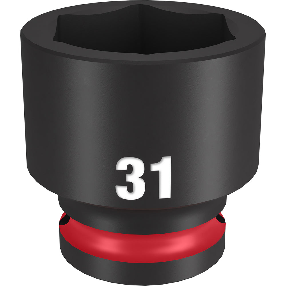 Milwaukee Shockwave 1/2" Drive 31mm Standard 6 Point Impact Socket 49666263