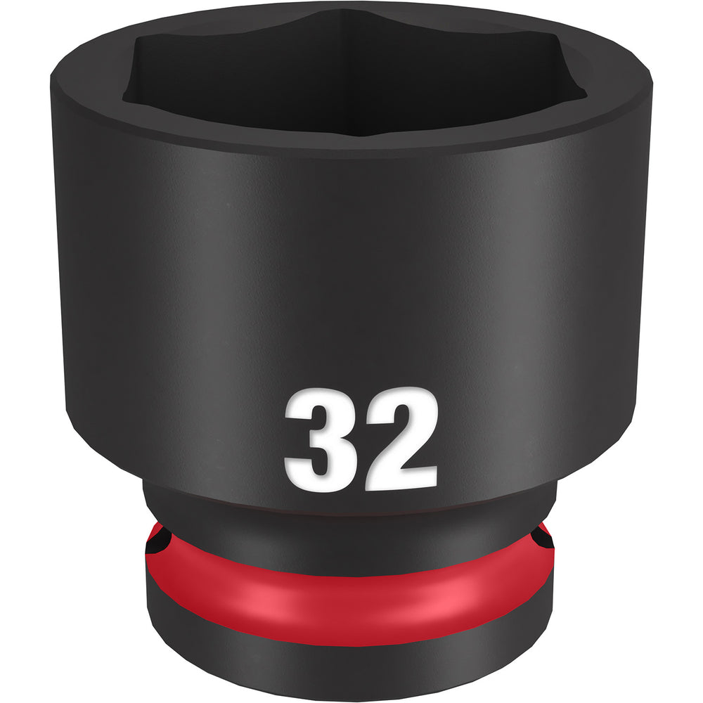 Milwaukee Shockwave 1/2" Drive 32mm Standard 6 Point Impact Socket 49666264