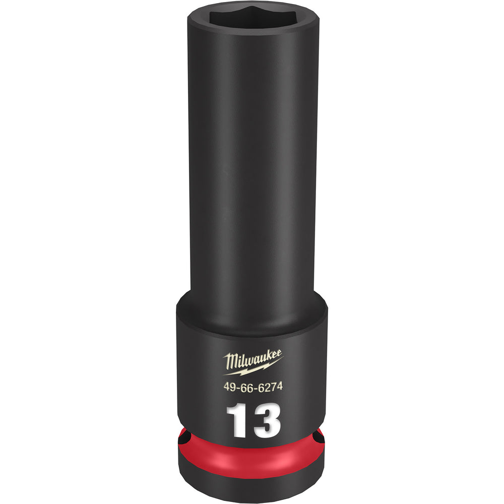 Milwaukee Shockwave 1/2" Drive 13mm Deep 6 Point Impact Socket 49666274