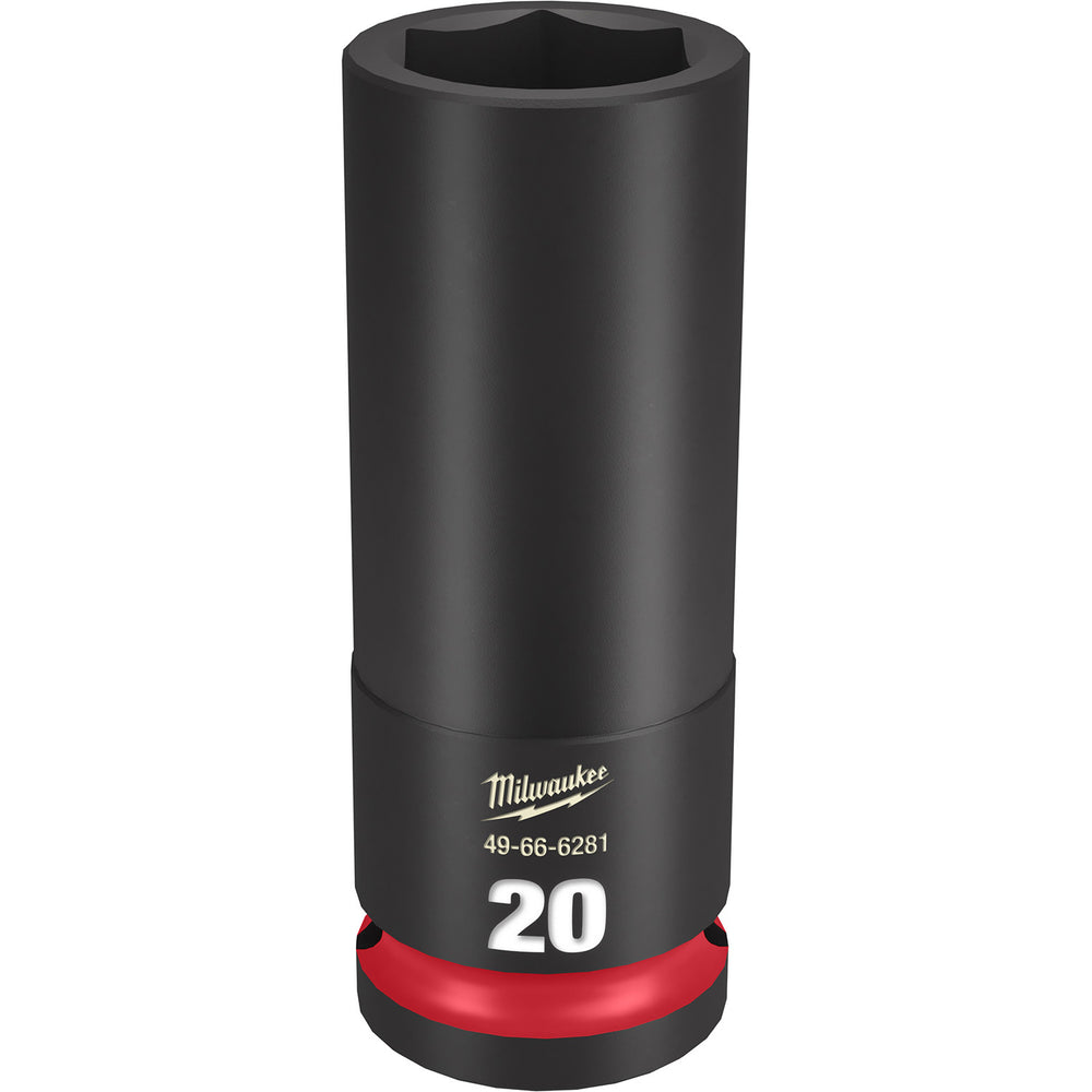 Milwaukee Shockwave 1/2" Drive 20mm Deep 6 Point Impact Socket 49666281