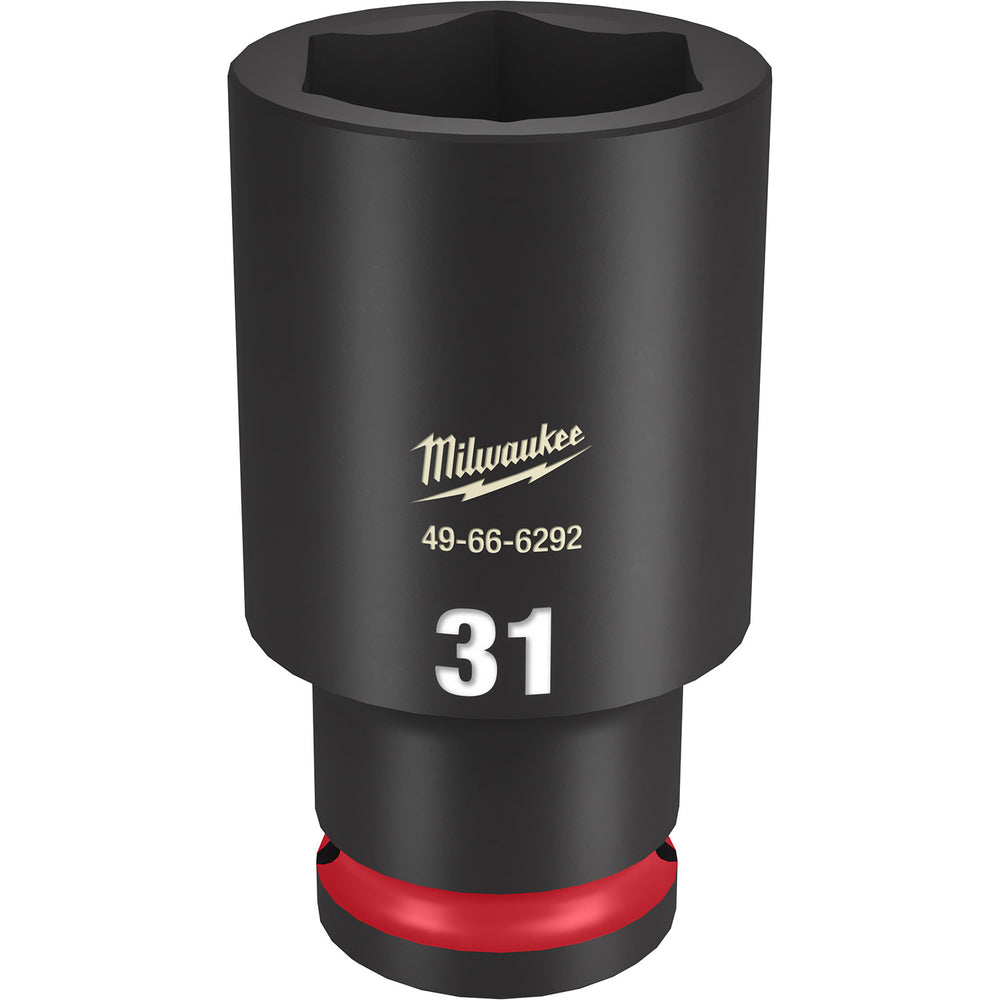 Milwaukee Shockwave 1/2" Drive 31mm Deep 6 Point Impact Socket 49666292