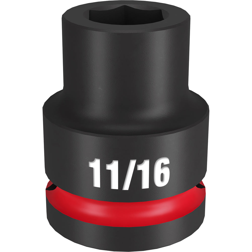 Milwaukee Shockwave 3/4" Drive 11/16" Standard 6 Point Impact Socket 49666302