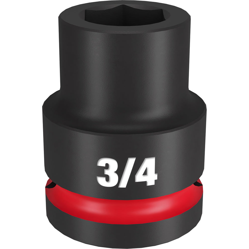 Milwaukee Shockwave 3/4" Drive 3/4" Standard 6 Point Impact Socket 49666303