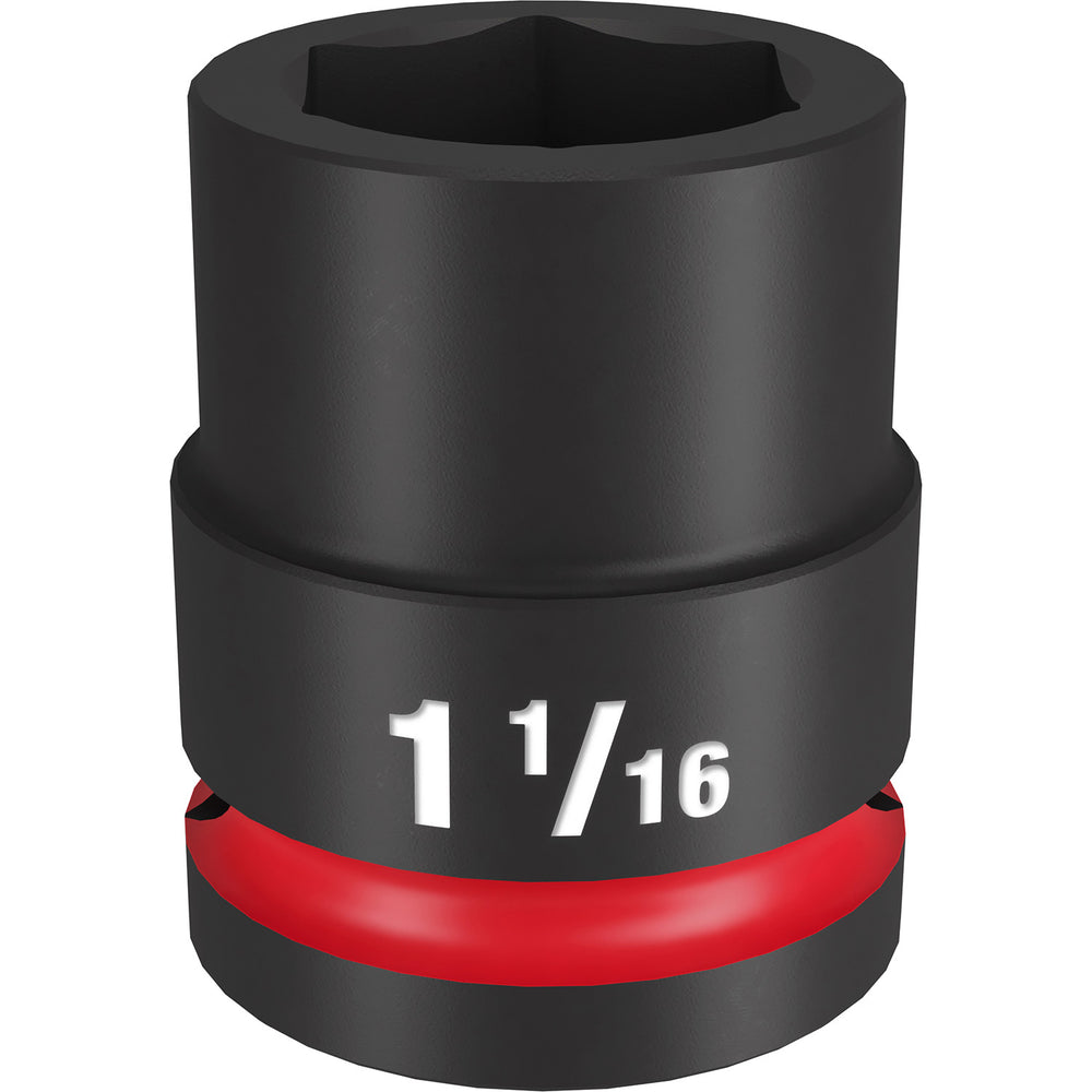 Milwaukee Shockwave 3/4" Drive 1-1/16" Standard 6 Point Impact Socket 49666308