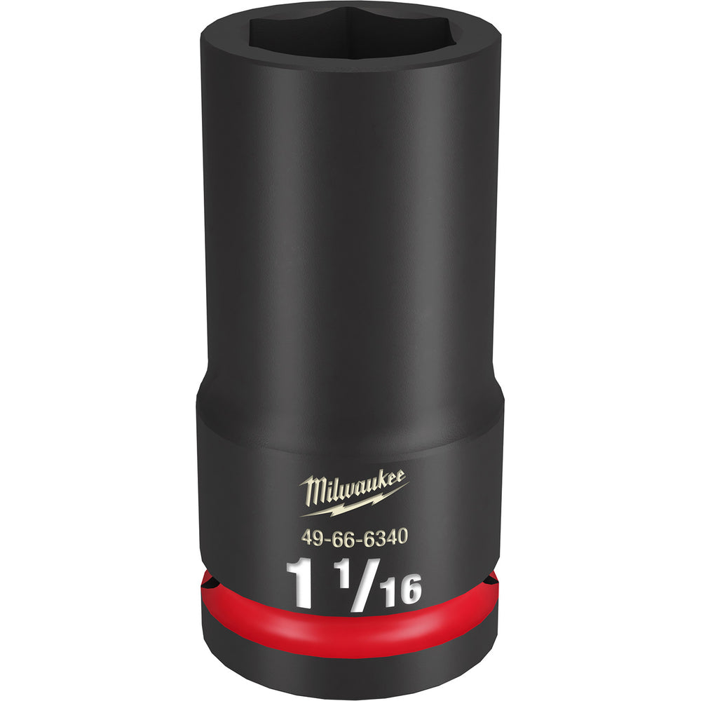 Milwaukee Shockwave 3/4" Drive 1-1/16" Deep 6 Point Impact Socket 49666340