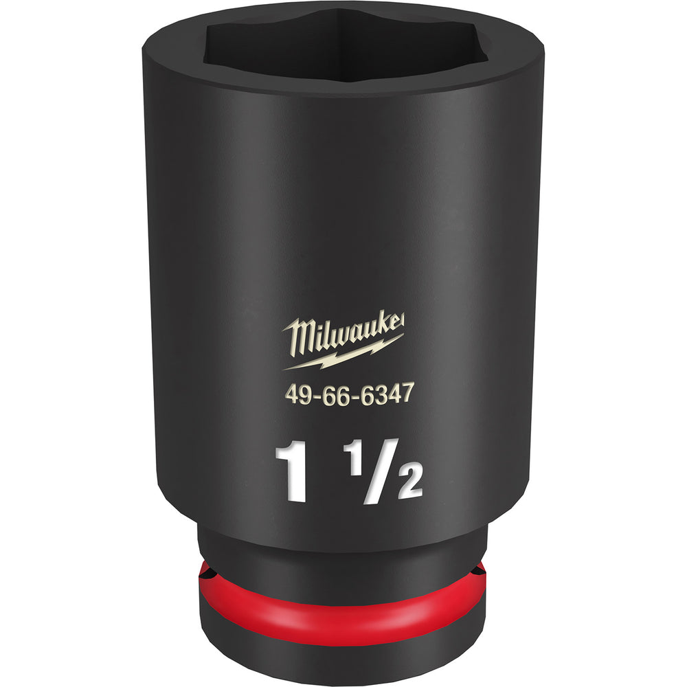 Milwaukee Shockwave 3/4" Drive 1-1/2" Deep 6 Point Impact Socket 49666347