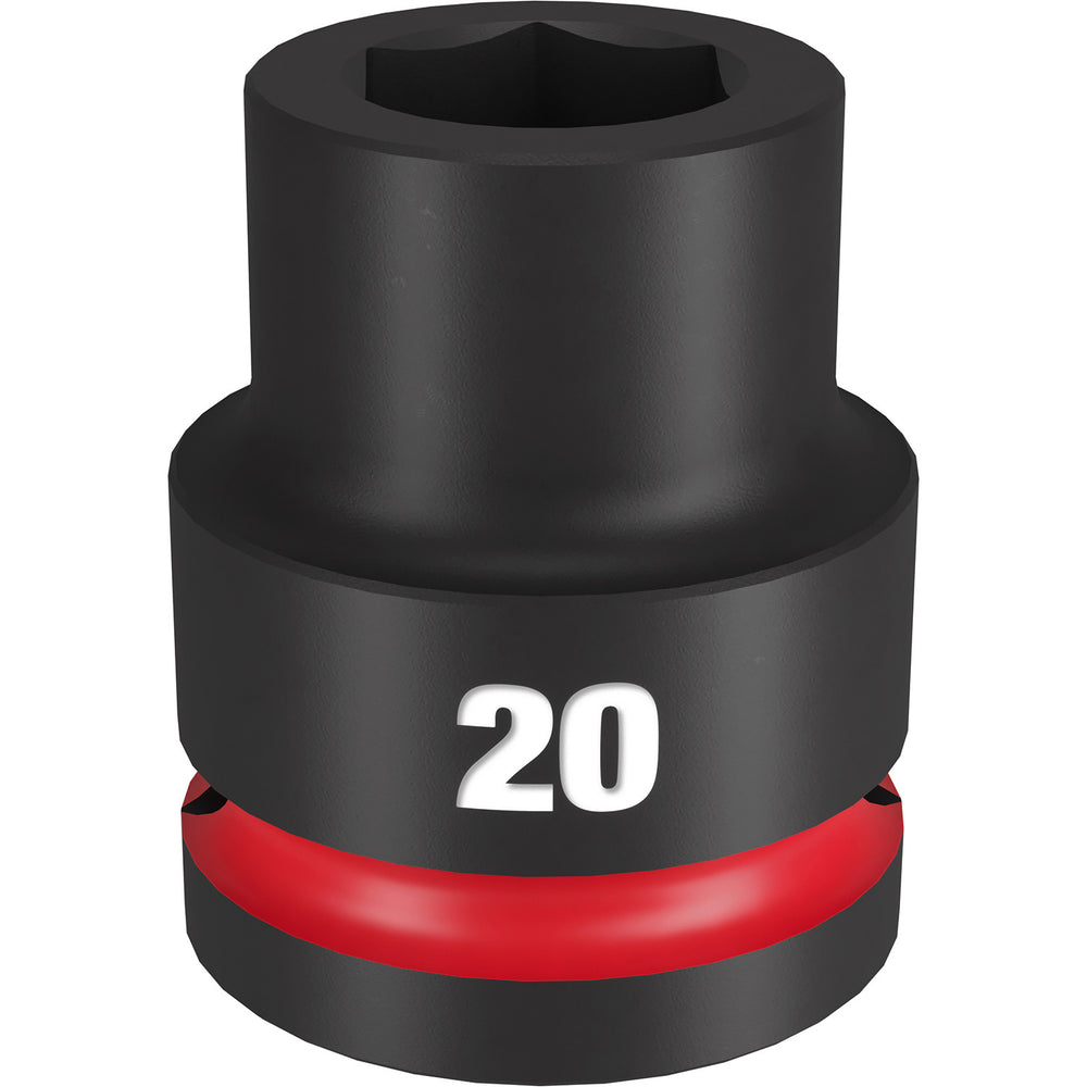 Milwaukee Shockwave 3/4" Drive 20mm Standard 6 Point Impact Socket 49666358