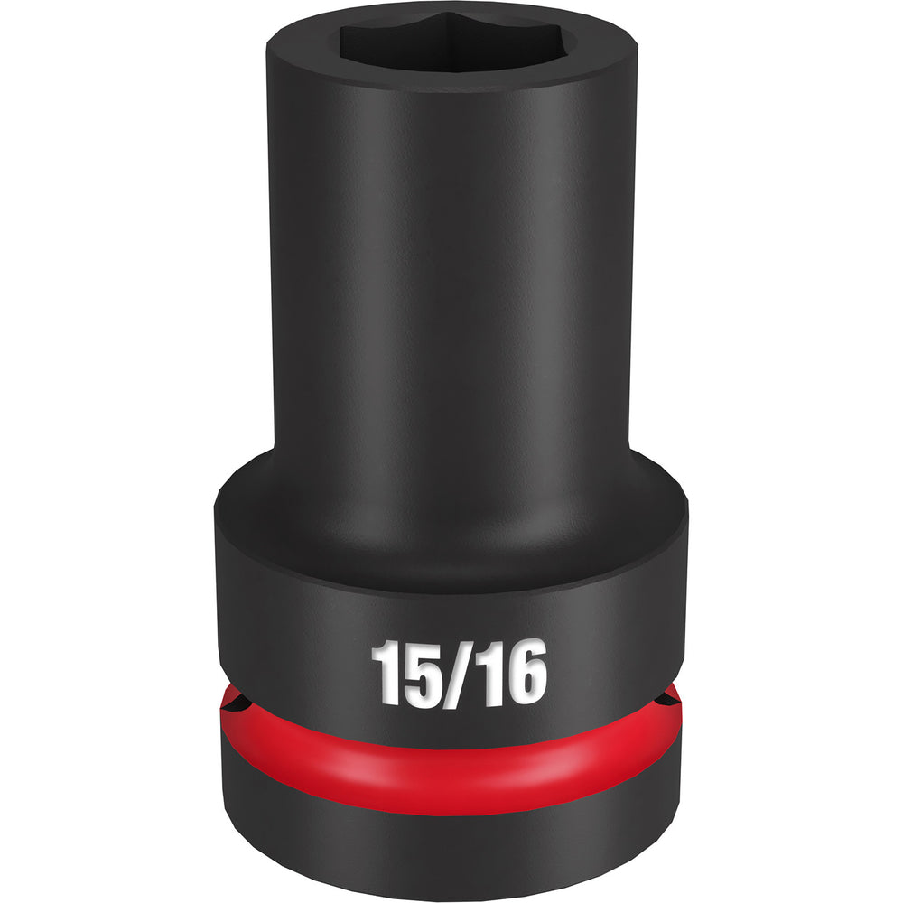 Milwaukee Shockwave 1" Drive 15/16" Standard 6 Point Impact Socket 49666503