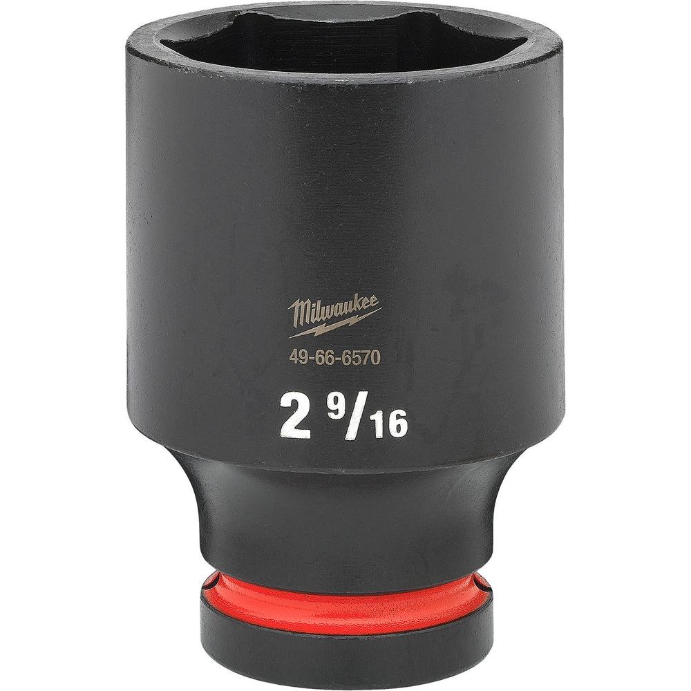 Milwaukee Shockwave 1" Drive 2-9/16" Deep 6 Point Impact Socket 49666570