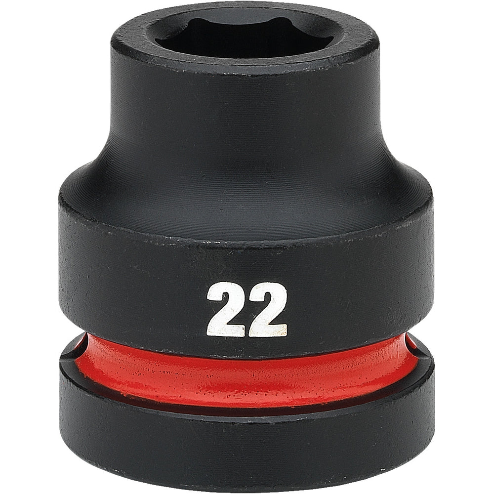 Milwaukee Shockwave 1" Drive 22mm Standard 6 Point Impact Socket 49666589