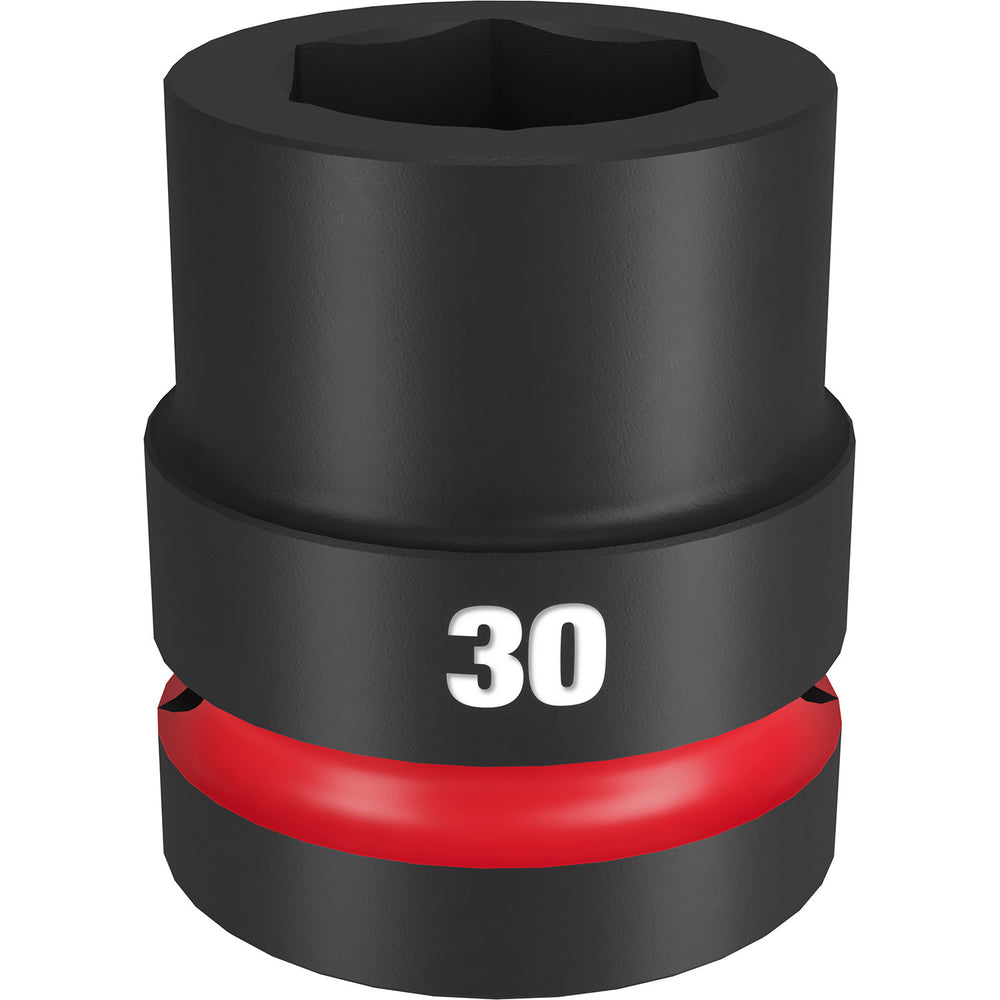 Milwaukee Shockwave 1" Drive 30mm Standard 6 Point Impact Socket 49666595