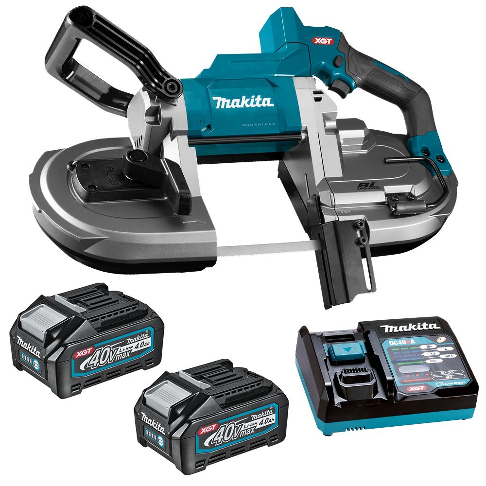 Makita PB002GM201 40V Max 4.0Ah Li-ion Cordless Brushless XGT Band Saw Combo Kit