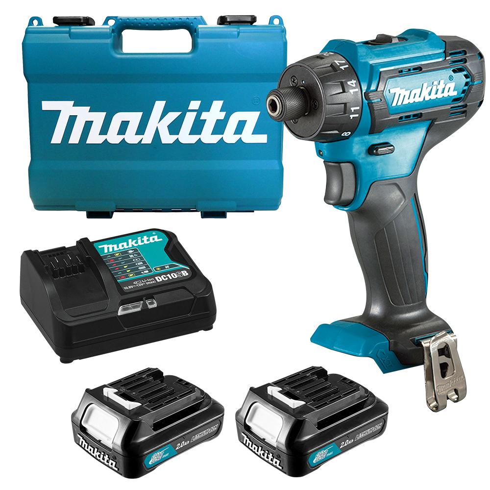 Makita DF033DSAE 12V Max Li-ion CXT Cordless Brushless 1/4“ Hex Chuck Driver Drill Combo Kit