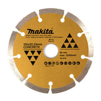 MAKITA 125mm x 22.23 DIAMOND BLADE SEGMENTED - STANDARD A-84115