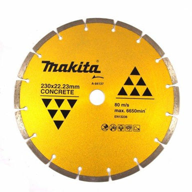 MAKITA 230mm x 22.23 DIAMOND BLADE SEGMENTED - STANDARD A-84137