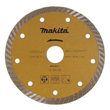 MAKITA 125mm x 22.23 DIAMOND BLADE TURBO RIM - STANDARD A-84159