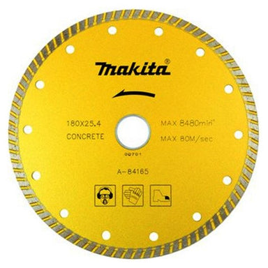 MAKITA 180mm x 22.23 DIAMOND BLADE TURBO RIM - STANDARD A-84165
