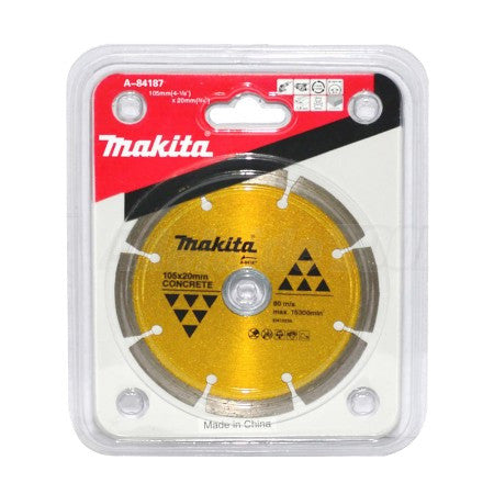 MAKITA 105mm x 20/16 DIAMOND BLADE SEGMENTED - STANDARD A-84187