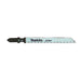 MAKITA JIGSAW BLADE B-19 - BAYONET TYPE - (5PK)- HCS 12tpi / Fine Reverse cut / Wood & Laminate 3-50mm A-85715