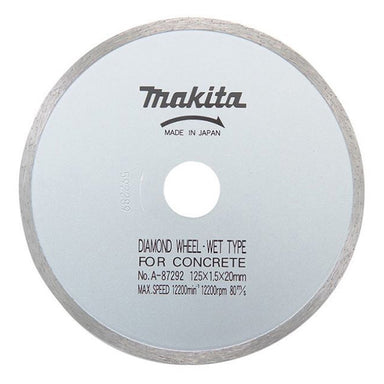 MAKITA 125mm DIAMOND BLADE CONTINIOUS RIM - ECONOMY A-87292