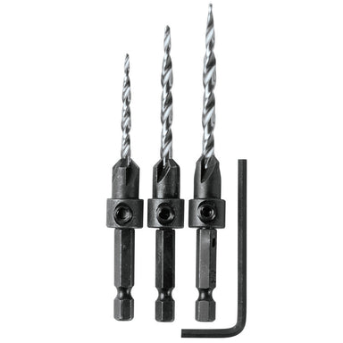 MAKITA DRILL & COUNTERSINK BIT SET  (3PC) A-99661