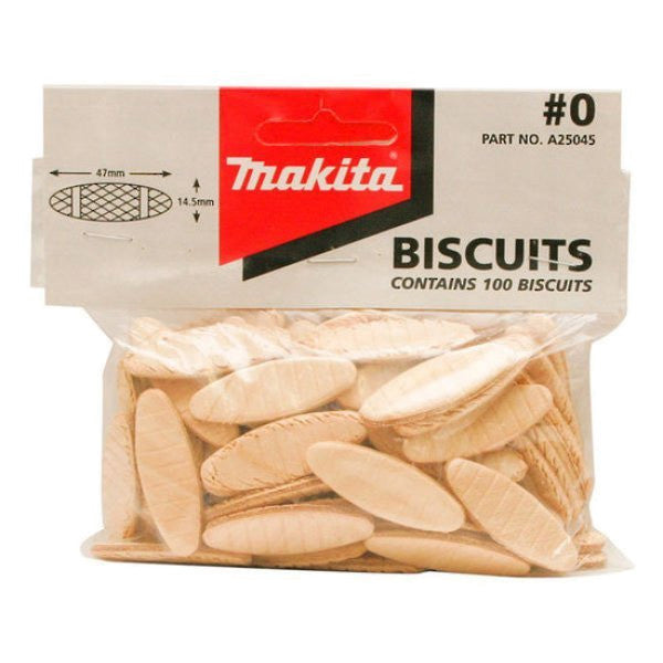 MAKITA BISCUIT NO.0 - 47mm x 14.5mm - (100PCS) A25045