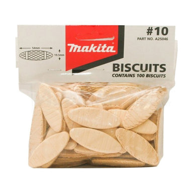 MAKITA BISCUIT NO.10 - 54mm x 19.5mm - (100PCS) A25046