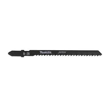 MAKITA JIGSAW BLADE B-26 - BAYONET TYPE - (2PK) - HCS 9tpi / Rough Scroll cut / Wood 3-60 / Alu & Metal 3-10mm  B-01351
