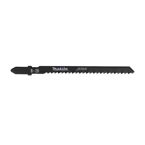 MAKITA JIGSAW BLADE B-26 - BAYONET TYPE - (2PK) - HCS 9tpi / Rough Scroll cut / Wood 3-60 / Alu & Metal 3-10mm  B-01351