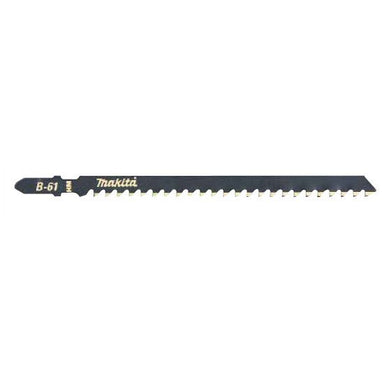 MAKITA JIGSAW BLADE B-61 - BAYONET TYPE - (3PK) - TCT 6tpi / Rough cut / Fibre Cement 5-80mm / Fibre Glass 5-50mm B-06909