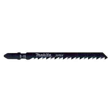 MAKITA JIGSAW BLADE B-16 - BAYONET TYPE - (2PK) - HCS 6tpi / Fast Rough cut / Wood 5-65mm B-01292