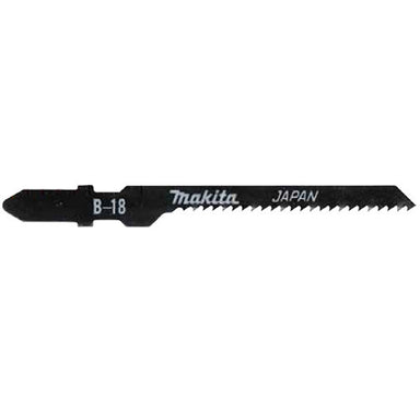 MAKITA JIGSAW BLADE B-18 - BAYONET TYPE - (100PCS) - HCS 14tpi / Fine Scroll cut / Wood 2-35mm B-07727