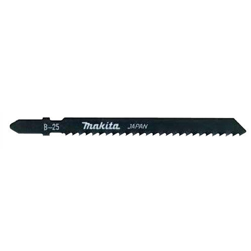 MAKITA JIGSAW BLADE B-25 - BAYONET TYPE - (2PK) - HSS 9tpi / Rough cut / Wood 3-60mm / Alu & Metal 3-6mm B-01345