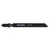MAKITA JIGSAW BLADE NO:51 - BAYONET TYPE - (5PK)- HSS 24tpi / Fine cut / PVC & Alu 1.5-6mm / Metal & S/Steel 1-3mm A-86561