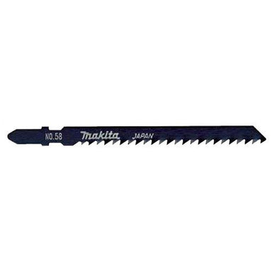 MAKITA JIGSAW BLADE NO:58 - BAYONET TYPE (100PCS) - HCS 8tpi / Fast Rough cut / Wood 4-65mm B-07842
