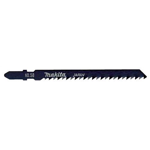 MAKITA JIGSAW BLADE NO:58 - BAYONET TYPE (100PCS) - HCS 8tpi / Fast Rough cut / Wood 4-65mm B-07842