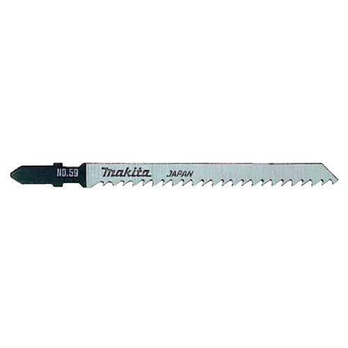 MAKITA JIGSAW BLADE NO:59 - BAYONET TYPE (100PCS) - HCS 8tpi / Fast Fine cut / Wood 4-65mm B-07858