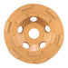 MAKITA 125mm x 22.23mm OFFSET DIAMOND - ROUGH - PERFORMANCE B-12295