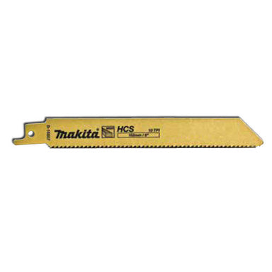 MAKITA RECIPRO BLADE HCS 150mm -10TPI - (5PK)- WOOD / PVC /ALU B-16807