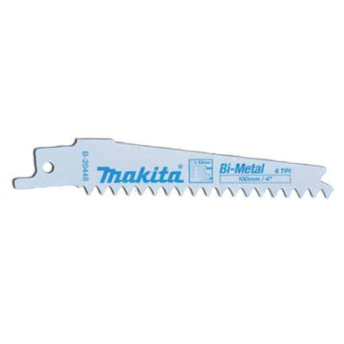 MAKITA RECIPRO BLADE BI-METAL 100mm - 6TPI - (5PK)- PLASTER BOARD B-20448