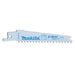 MAKITA RECIPRO BLADE BI-METAL 100mm - 6TPI - (5PK)- PLASTER BOARD B-20448