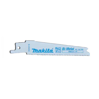 MAKITA RECIPRO BLADE BI-METAL 100mm - 14-18TPI  (5PK) - UNIVERSAL / MULTI MATERIAL B-20454