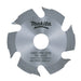 MAKITA 100mm x 4mm KERF x 22.23mm BORE x 6T TCT - BISCUIT CUTTER BLADE  B-20644