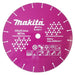 MAKITA 355mm x 25.4mm DIAMOND WHEEL METAL C/OFF MACHINE - PERFORMANCE B-29511