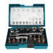 MAKITA 21PC MINI RACHET HANDLE DRIVER & SOCKET SET B-54081