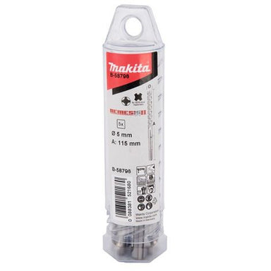 MAKITA NEMESIS 2 SDS PLUS 5 x 115mm - (5PK) B-58796