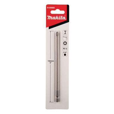 MAKITA PZ3 x 150mm S/DRIVER BIT LONG TYPE (3PK) B-59966