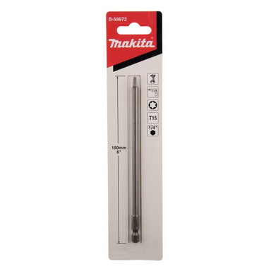 MAKITA T15 x 150mm S/DRIVER BIT LONG TYPE (3PK) B-59972