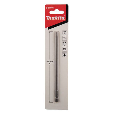 MAKITA T30 x 150mm S/DRIVER BIT LONG TYPE (3PK) B-60006