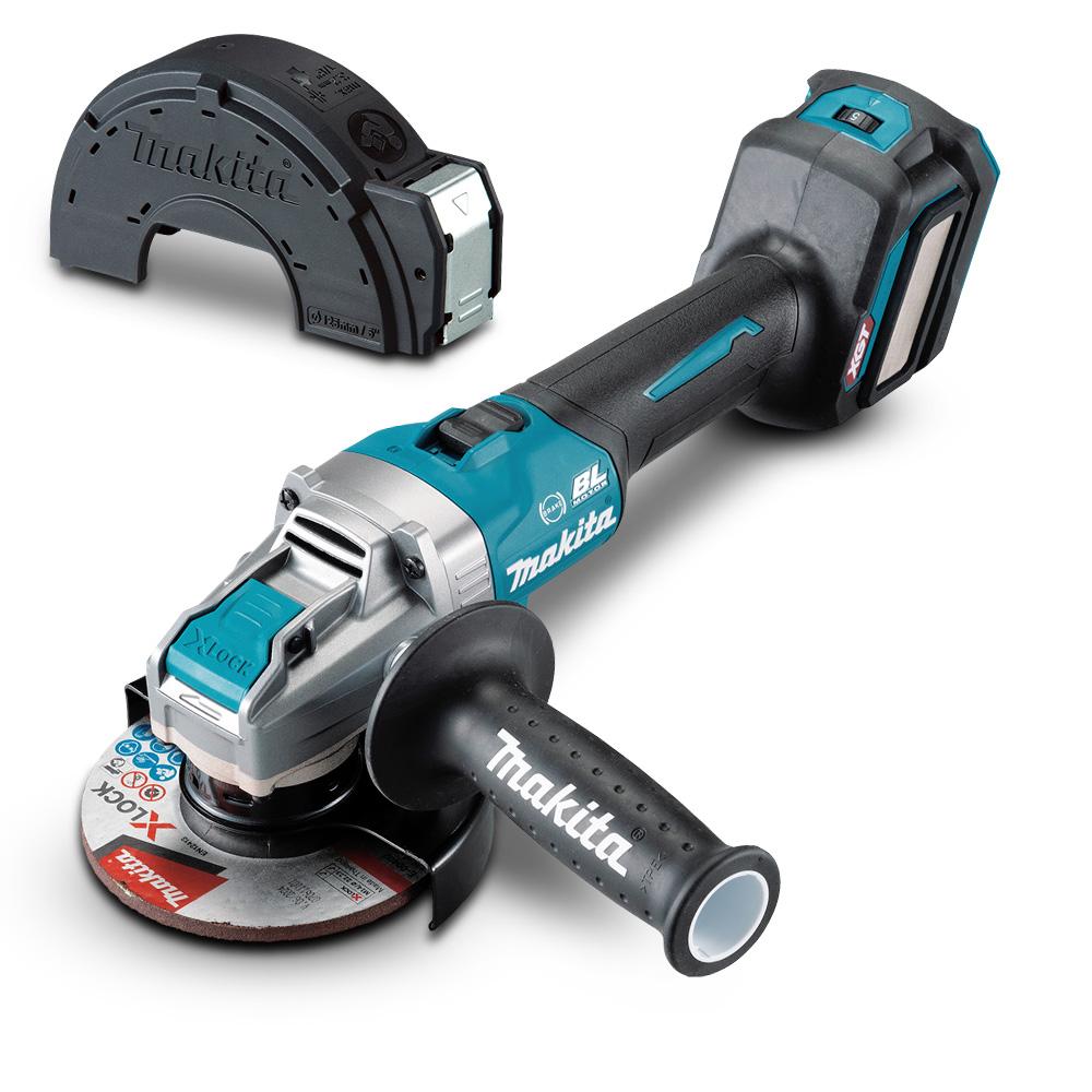 Makita GA041GZ02 40V Max XGT Li-ion Cordless Brushless X-Lock 125mm (5") Slide Switch Angle Grinder - Skin Only